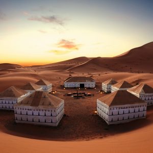 The Moroccan desert